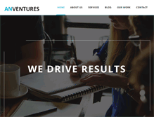 Tablet Screenshot of anventures.com